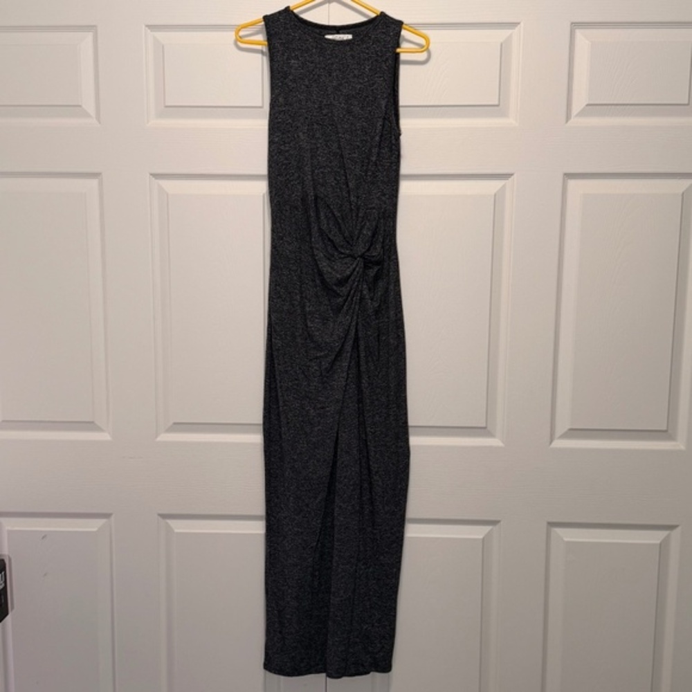 Abercrombie & Fitch Grey Marl Maxi Dress (Size Small)